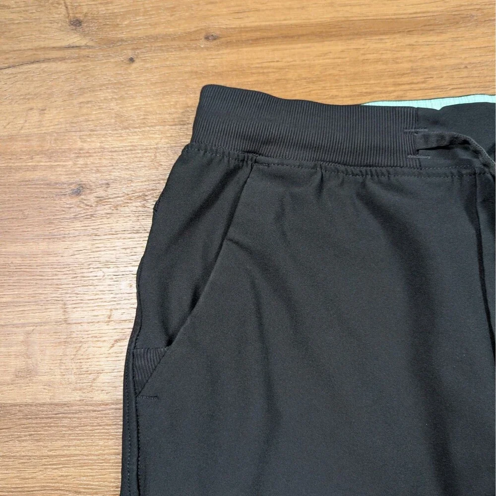 Birddogs Joggers Pants Mens L Black Performance Drawstring Unlined Stretch